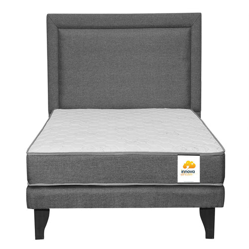 Combo Cama Europea 1.5 Plazas + Respaldo