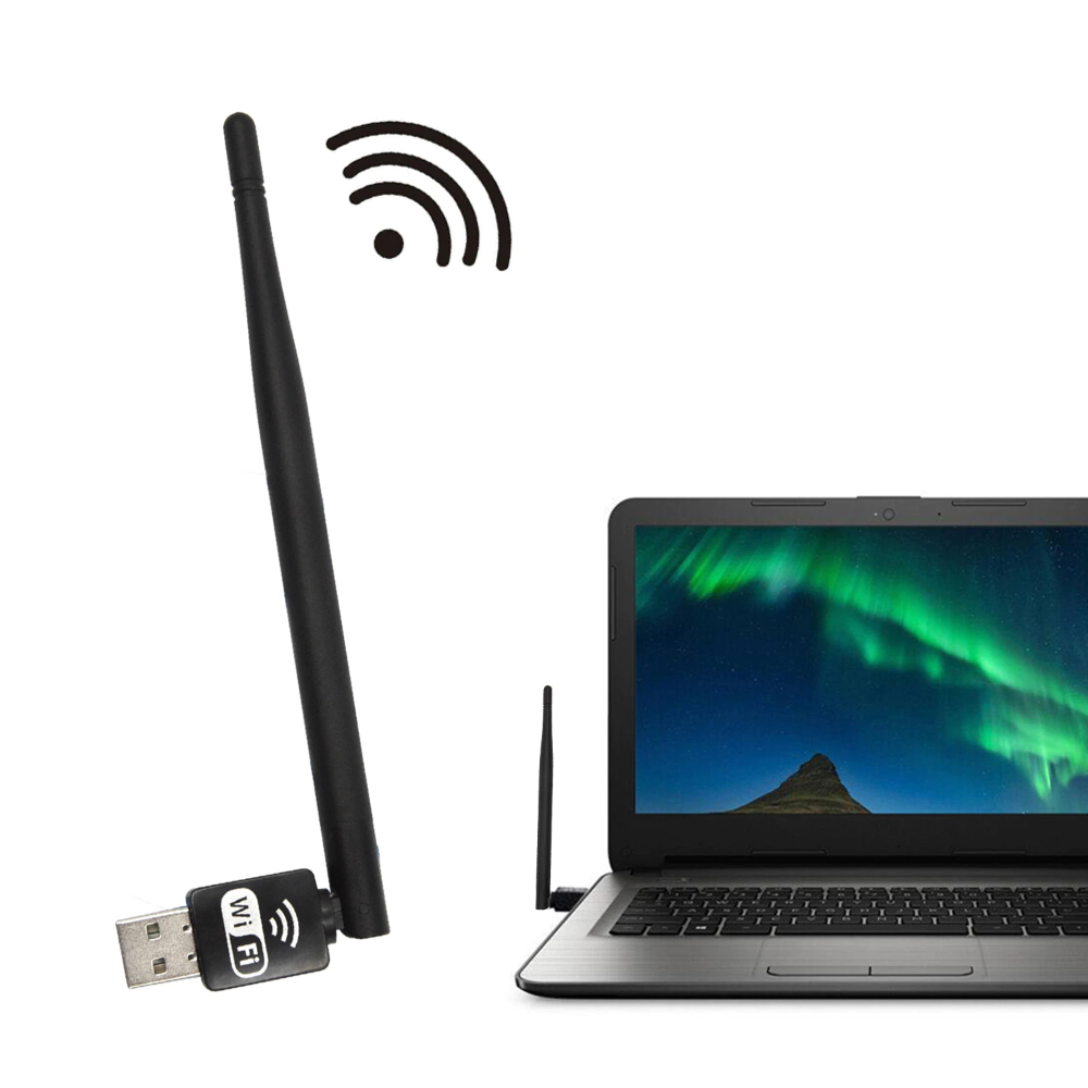 Adaptador WiFi USB 2.0 150 Mbps para PC y Notebook