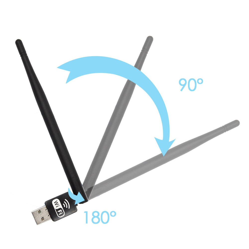 Adaptador WiFi USB 2.0 150 Mbps para PC y Notebook