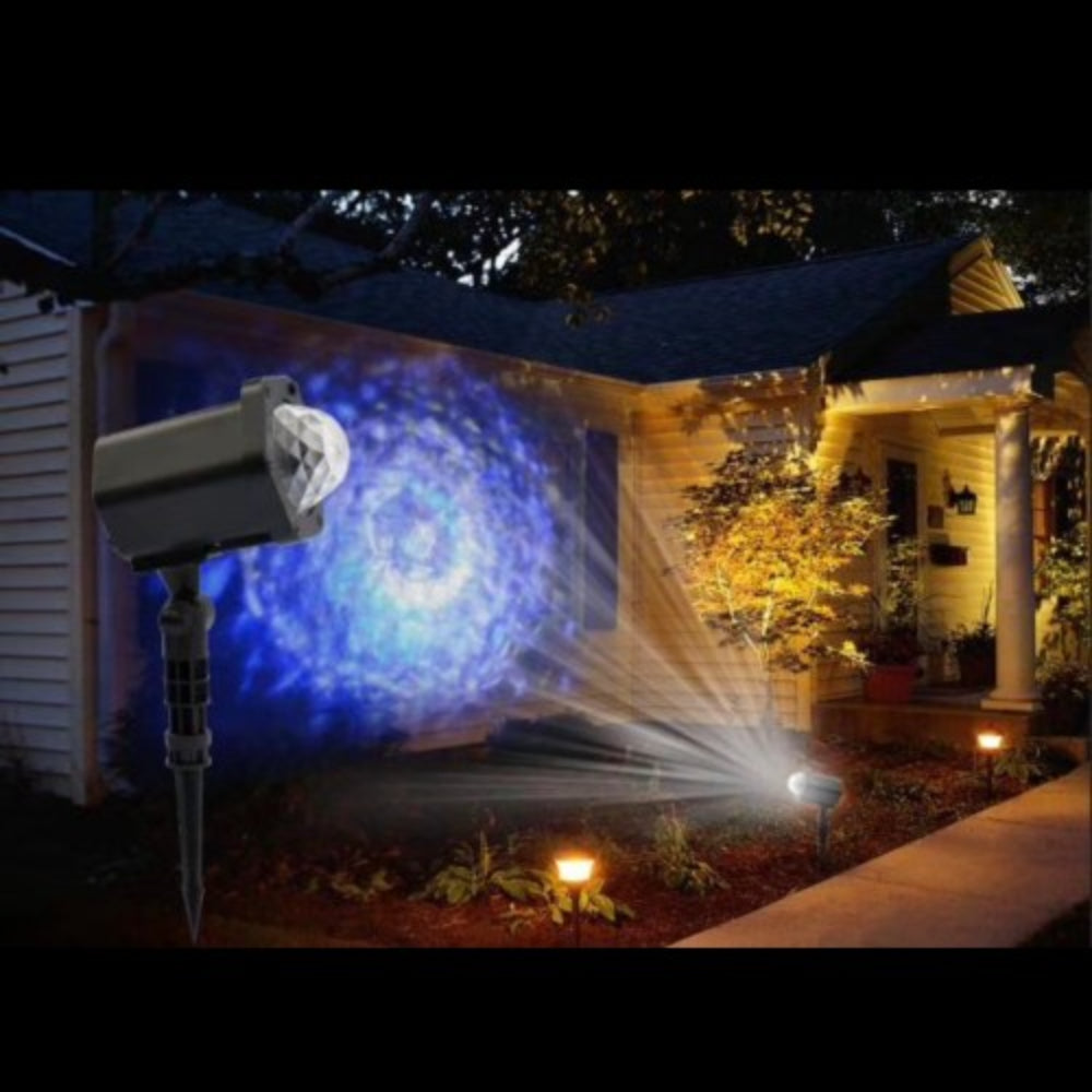 Proyector Luces Led Rgb Jardin Iluminacion Exterior