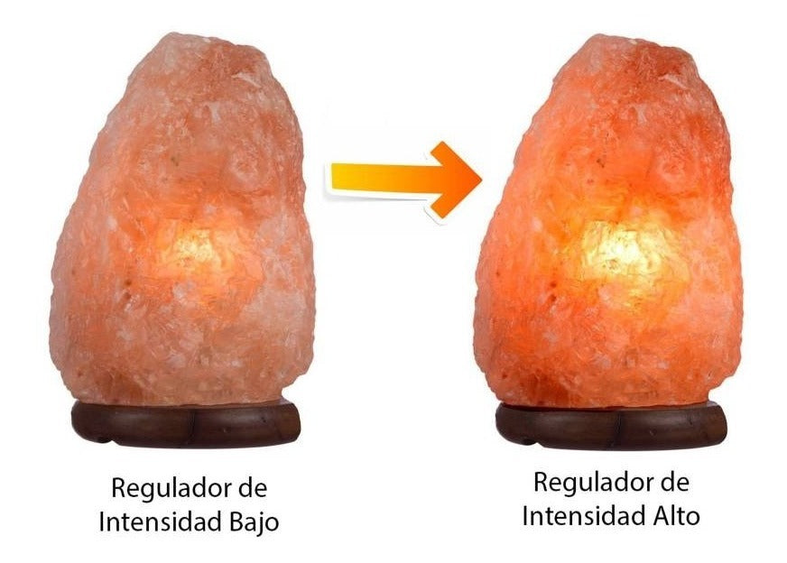 Lampara De Sal Del Himalaya Piedra De 3 A 4 Kg