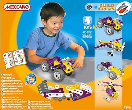 Meccano Build and Play 4 Modelos #5120