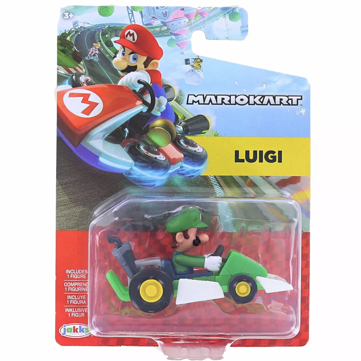 Auto de Carreras Luigi - Super Mario Kart Racers Wave 5