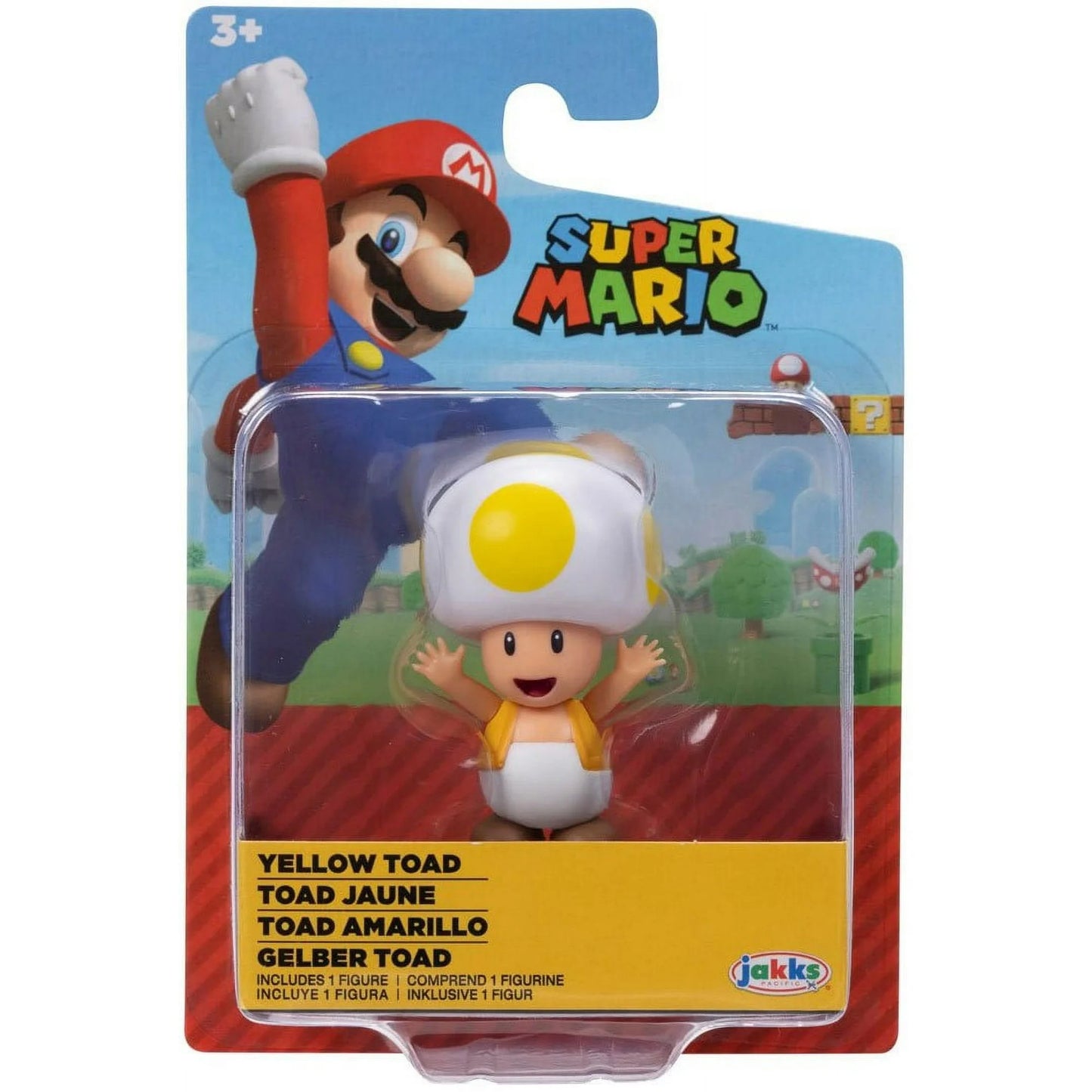 Figura Mini de Toad Amarillo - Super Mario - World of Nintendo