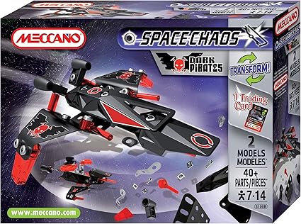 Meccano Silver Dark Pirates 2 Modelos #3100B