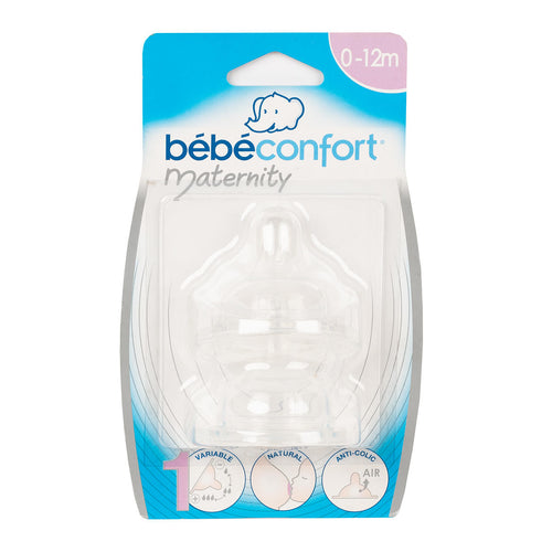 Tetinas De Silicona Bebe Confort Maternity Nivel 1 De 0-12 M