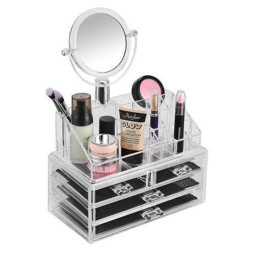 Cosmetiquero Caja Organizadora Maquillaje Cosmetico Acrilico